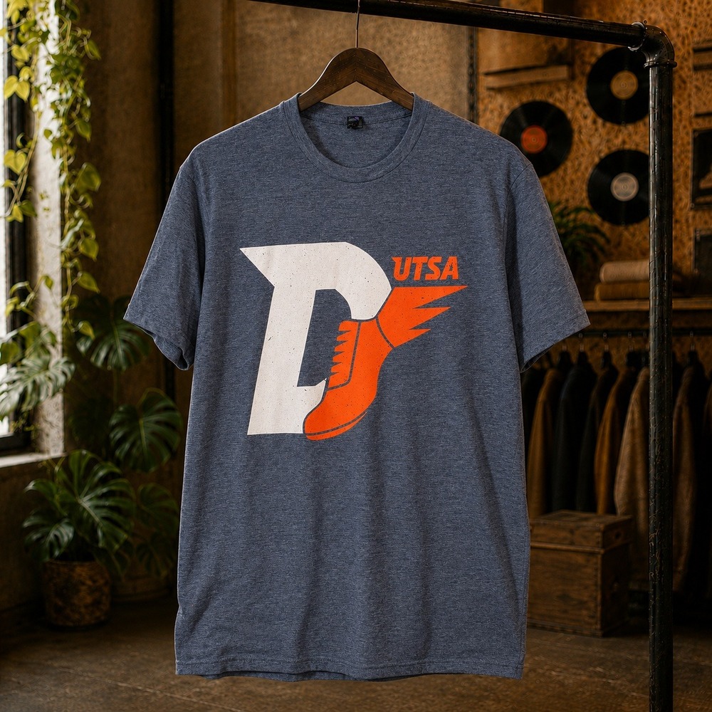 UTSA DipDash 2016 Graphic Tee Mens Medium Heather Navy Blue Streetwear Shirt